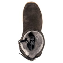 Jack Wolfskin Winterstiefel Queenstown Texapore (Leder, seitlicher Reißverschluss) dunkelbraun Damen